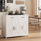 Homhedy Sideboard Buffet Cabinet, Coffee Bar Storage Cabinet by Homhedy
