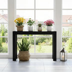 Plank+Beam Modern 46 Inch Console Table, Solid Pine Wood Entryway Table - Image 5