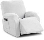 Recliner Chair Covers, 4-Piece Stretch Geometric Strokes Jacquard Reclining by Unknown