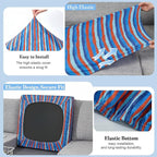 8Pcs Patio Cushion Covers Stretch Outdoor Furniture Protector Slipcovers | - Image 4