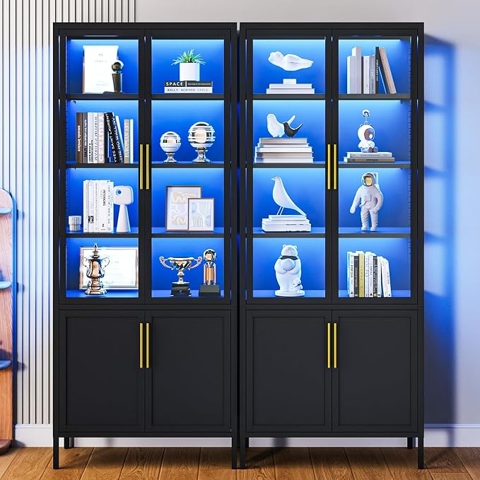 6-Tier Glass Display Cabinet - Image 7