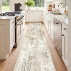 RELEANY Washable Runner 2'x10' Abstract Area Rug - Image 2