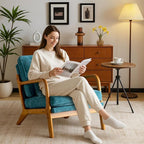 Karl home Mid Century Modern Accent Chair - Image 3