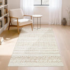 cotiled Washable 3x5 Entryway Rugs: Boho Moroccan Soft Small Rug | Solve Modern by COTILED