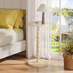 Simple Trending Round Side Table, Small Drink Table, Beside End Table - Image 2