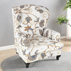 HAOYONG Wing Chair Slipcovers Printed Wingback Chair Covers 2 Pieces Wingback - Image 2