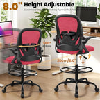 Primy Drafting Chair Tall Office Chair - Image 7