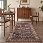 Washable Runner Rug, 2x6Ft Floral Runners - Image 6