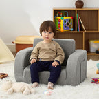 Toddler Couch, 2-in-1 Toddler Chairs Comfy 1-3 Years Old, Toddler Chair - Image 2