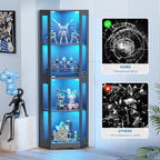 BROTTAR 65" Corner Glass Display Cabinet - Image 7