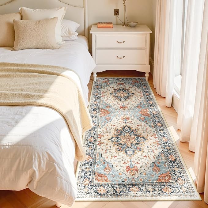 RELEANY Washable Area Rug, Runner 3'x6', Water Repellent, Pet Friendly - Image 2