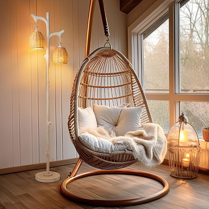 Scenekoy 68" High Farmhouse Rustic Country Cottage Floor Lamp Tree Trunk Faux - Image 6