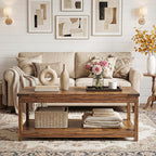 Homieasy 43.3” Rectangular Coffee Table - Image 3