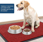 OLANLY 2-Pack Front Door Mats 47x23, Waterproof Heavy-Duty Doormats | Red - Image 6