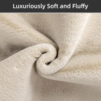 SHACOS Ultra Soft 6x9 Faux Rabbit Fur Rug - Image 4