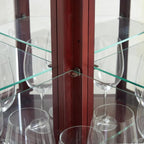 Glass Corner Display Cabinet - Image 5
