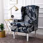 HAOYONG Wing Chair Slipcovers Printed Wingback Chair Covers 2 Pieces Wingback - Image 2