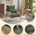 Karl home Cozy Chenille Accent Chair - Image 4