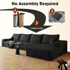 AUGOP 136" Sectional Couches for Living Room Modern Modular Sofa - Image 5