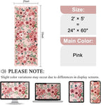 DUKINO 2x5 Washable Runner Rug, Floral Non Slip Rug - Image 2