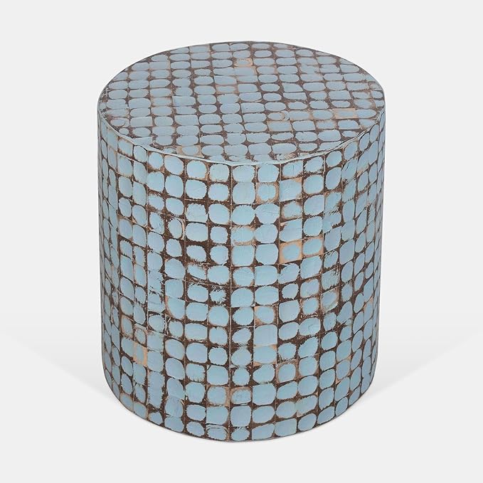 East at Main Boho Side Table Nightstand, Handcrafted Accent Furniture - Image 5