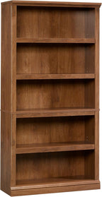 Sauder 5-Shelf Split Bookcase/ Book shelf, Oiled Oak finish by SAUDER%C2%AE