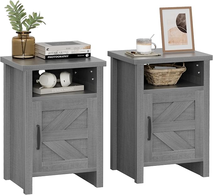 YESHOMY Farmhouse Modern Nightstand by SearchallYESHOMY