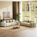 Oversized Chesterfield Sofa Set Luxury Velvet Couch Vintage Tufted Couch Beige by BEQAIWhereArtMeetsLiving