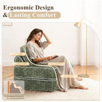 COLAMY Folding Sofa Bed, 3-in-1 Convertible Sleeper Chairs - Image 3
