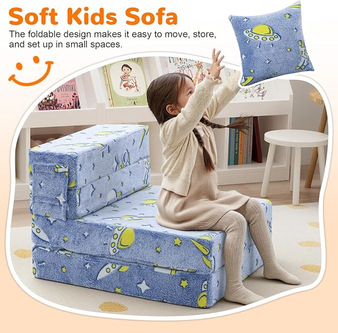 MeMoreCool Foldable Futon Chair Bed - Image 2