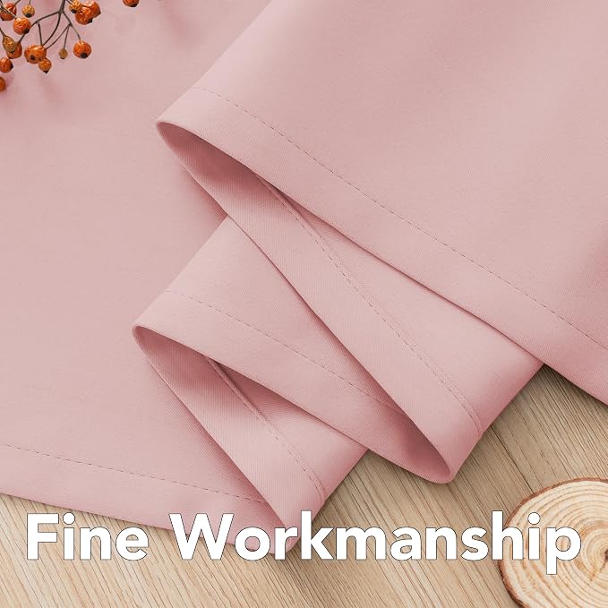 H.VERSAILTEX Pink Curtains for Bedroom Thermal Insulated Living Room Curtains - Image 6