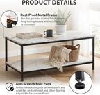 ZenStyle Industrial Coffee Table - Image 4