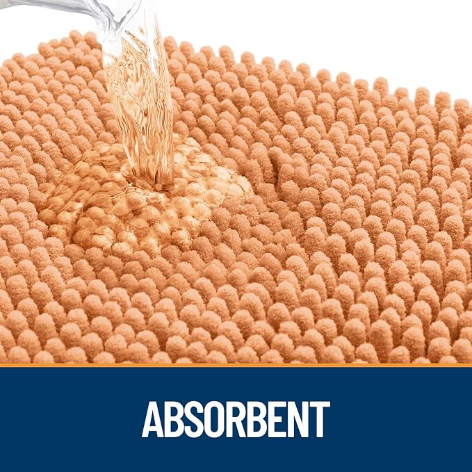 OLANLY Dog Door Mat for Muddy Paws 54x32, Super Absorbent Chenille Mud Mat | - Image 3