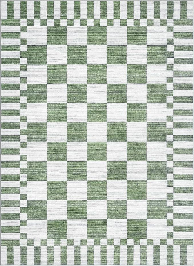 GarveeHome Checkered Rug 4x6 Area Rugs - Image 4