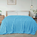 Exclusivo Mezcla Striped King Size Fleece Blanket by ExclusivoMezcla