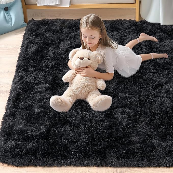 Pionblank Large Area Rug for Living Room 10x14, Fluffy Shag Rug - Image 7