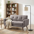 Tbfit 56" W Loveseat Sofa, Mid Century Modern Decor Love Seat Couches by TBfit