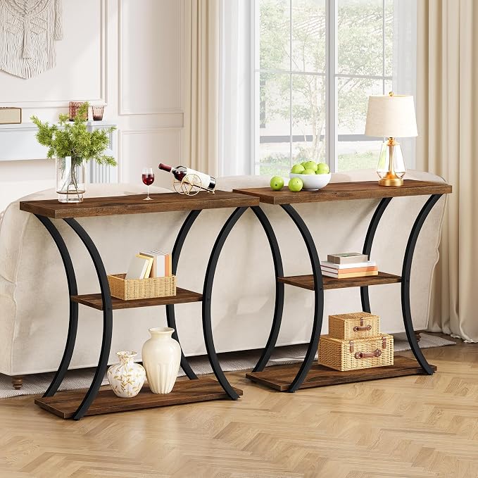 Hoctieon 3 Tier Console Table - Image 4