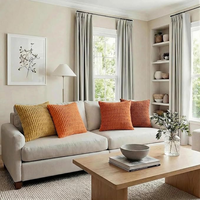 Fancy Homi 4 Packs Decorative Throw Pillow Covers - Image 6