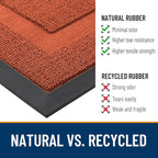 OLANLY Front Door Mat Outside 71x23, All-Season Heavy-Duty Rubber Doormat | - Image 3
