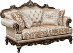 Lexicon Traditional Sofa Couch for Living Room, Rolled Arm Sofa - Image 5