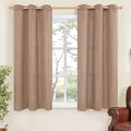 YoungsTex Linen Semi Sheer Curtains 54 Inch Length by YoungsTex