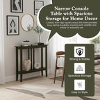 Kings Brand Furniture Narrow Console Table - Image 4