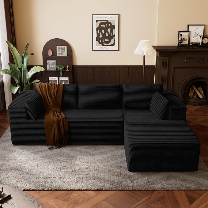 106" Cloud Sectional Boneless Couches - Image 8
