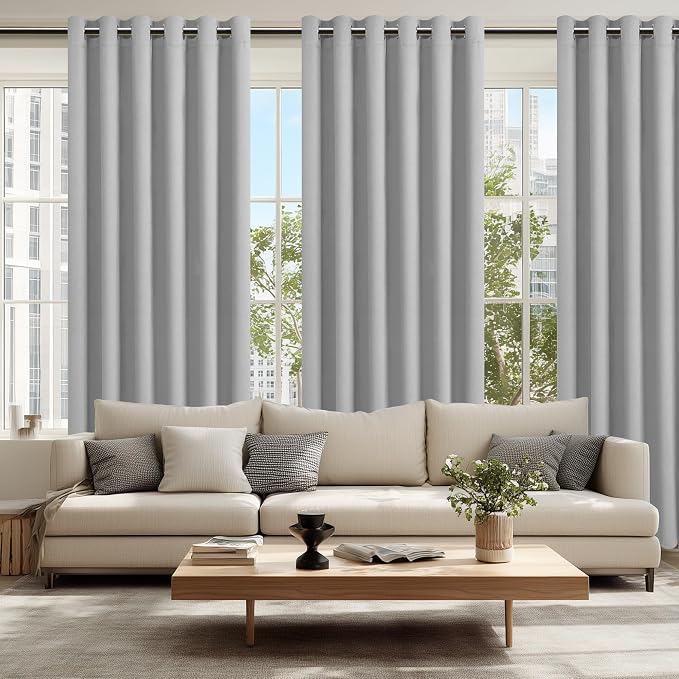 Blackout Curtains for Bedroom, 70 x 84 Inch, 2 Panels | Thermal Insulated & - Image 6