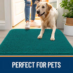 OLANLY Dog Door Mat for Muddy Paws 59x24, Super Absorbent Chenille Mud Mat | - Image 6