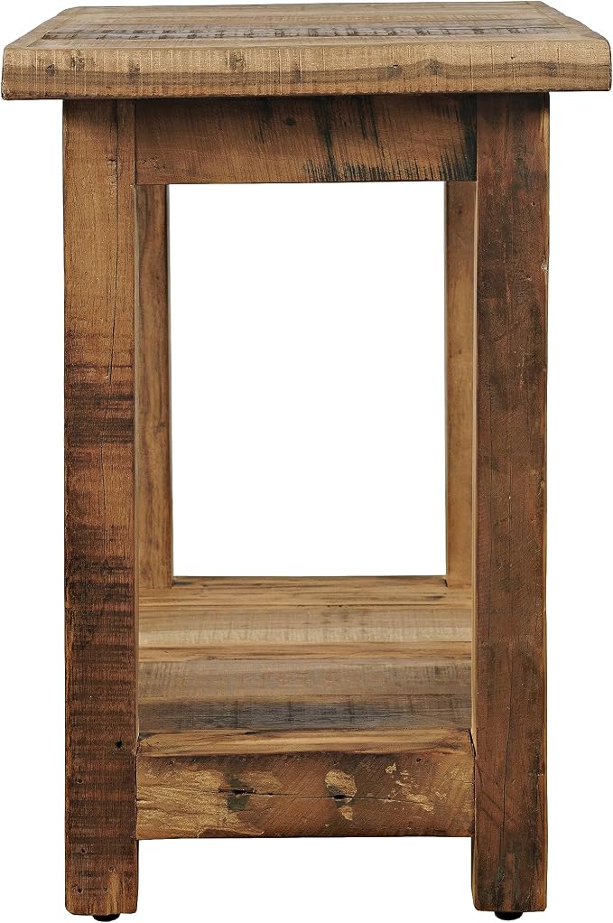 Jofran Reclaimed Acacia Wood Chairside End Table by Jofran+Inc.