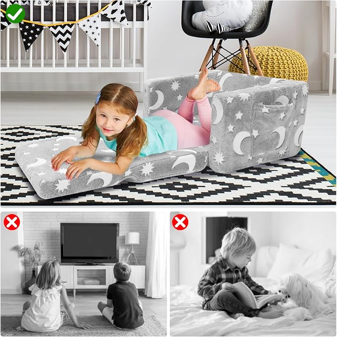 SLIGUY Toddler Couch, Toddler Chair. Kids Couch, Baby Couch, Couch - Image 6