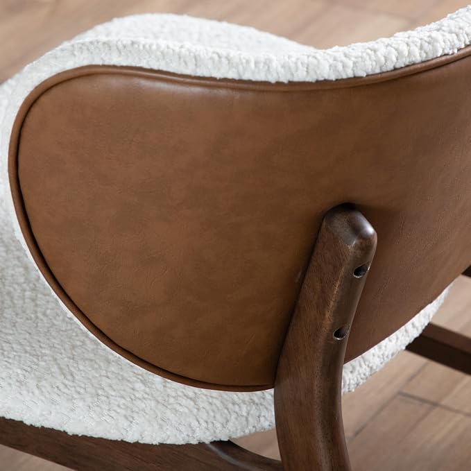 Furniture of America Lucian Mid-Century Modern Solid Wood 2 Piece Brown Round - Image 26