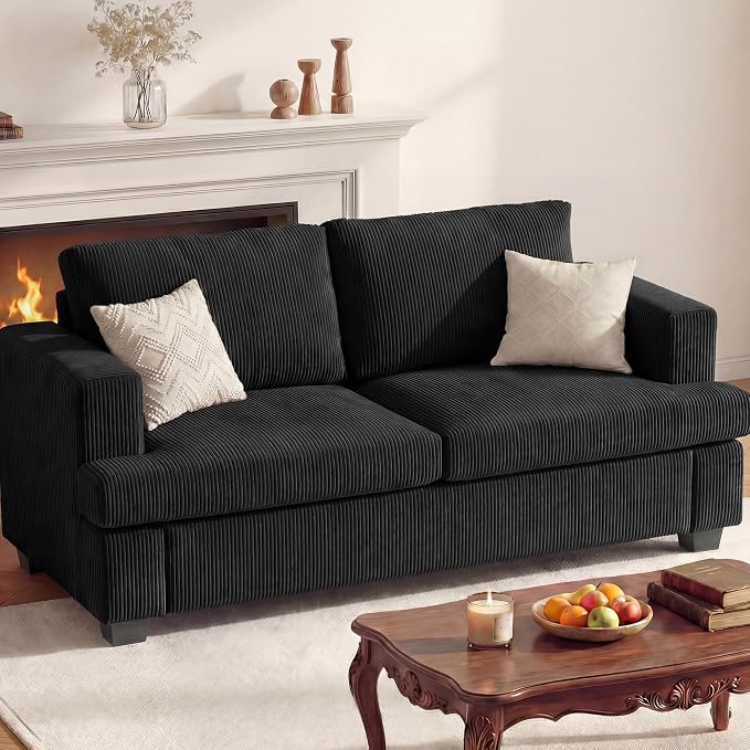 Apicizon 63" Loveseat Sofa Couch, Cloud Couch Lounge Sofa by APICIZON